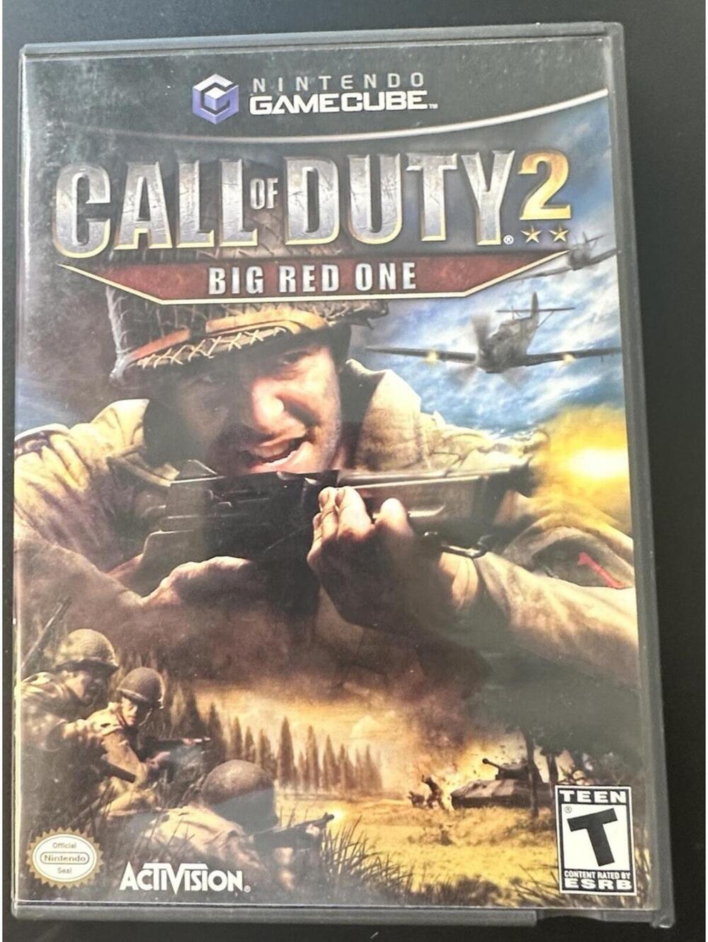 NIntendo GameCube Call of Duty 2 Big Red One